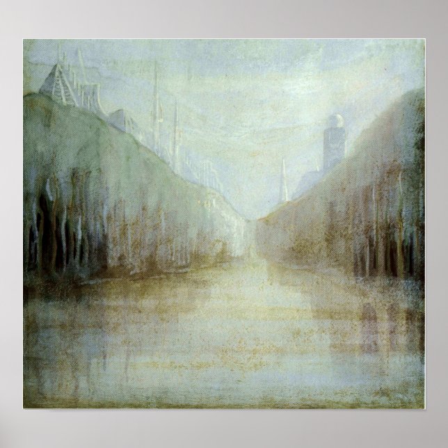 Poster Ciurlionis - Amanhecer II 1906 (Frente)