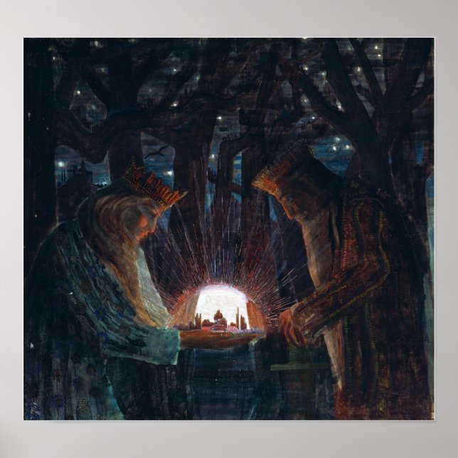 Poster Ciurlionis - Conto de Fadas Conto de Fadas dos Rei (Frente)