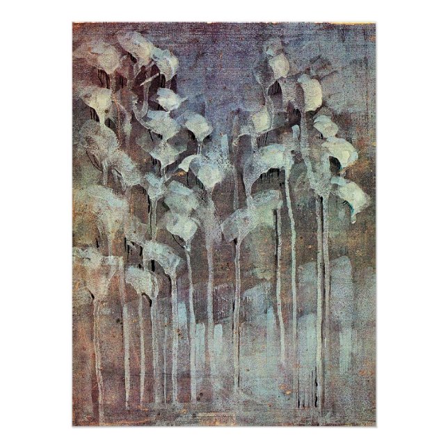 Pôster Ciurlionis - inverno (VI), (Frente)