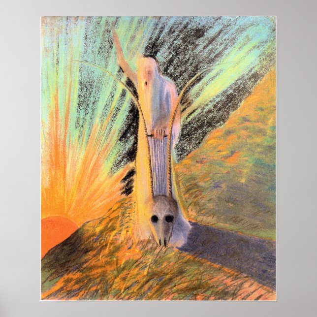 Poster Ciurlionis - Manhã 1903 (Frente)