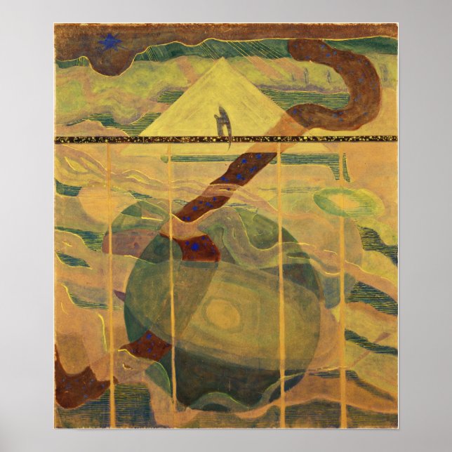 Poster Ciurlionis - Sonata No 6 Stars Andante (Frente)