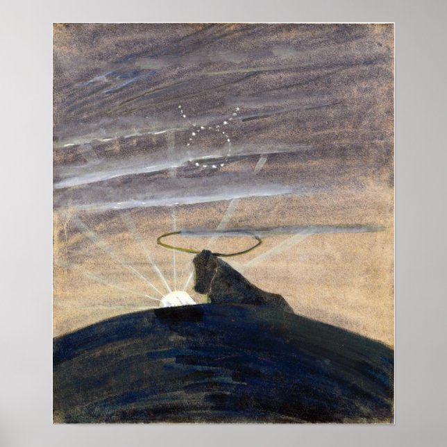 Poster Ciurlionis - Sun Está Passando Taurus 1906 (Frente)