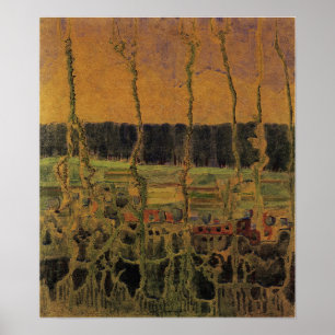 Poster Ciurlionis - Verão I 1907