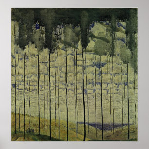 Poster Ciurlionis - Verão II 1907
