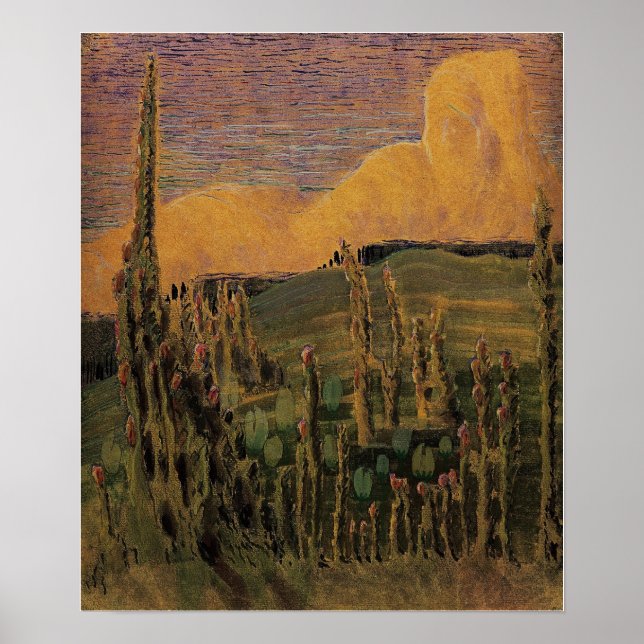 Poster Ciurlionis - Verão III 1907 (Frente)