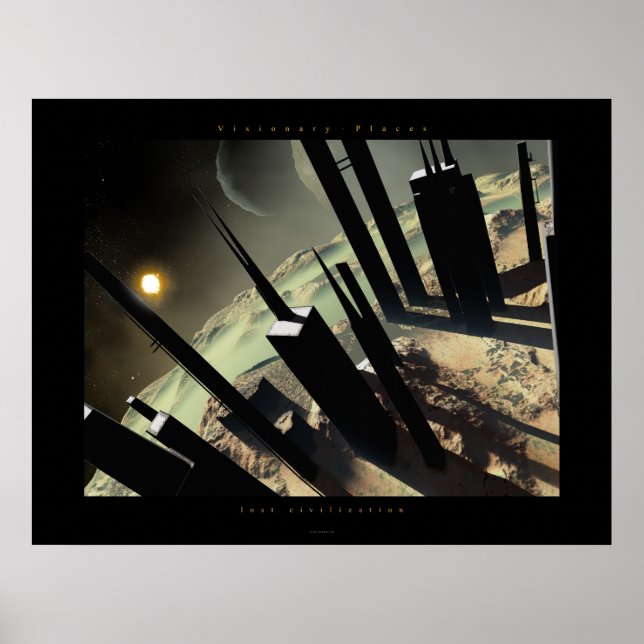 Poster civilização perdida (Frente)