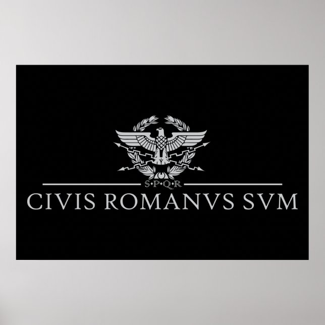 Poster Civis Romanus Sum (CIVIS ROMANVS SVM) (Frente)