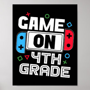Poster Ck Gamer Vai à Escola Jogo Divertido 4ª Série Cria
