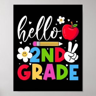 Poster Ck Para Escola Olá Equipe Da Segunda Série Menino