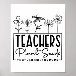 Poster Ck Para Escola Professores Plantam Sementes Que Cr