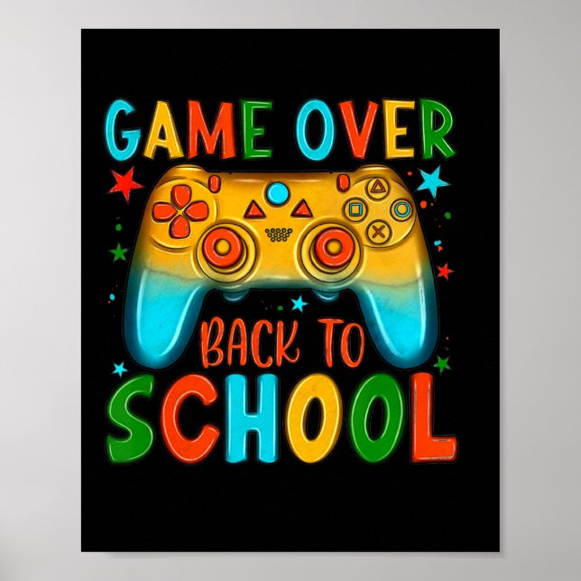 Poster Ck Volta às Aulas Jogo Divertido Sobre Professor A (Frente)