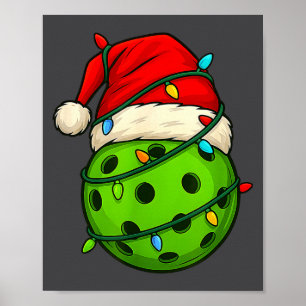 Poster Ckleball Com Chapéu De Papai Noel Presente De Nata