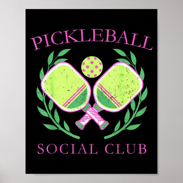 Poster Ckleball Social Club Enthusiasts _ Fun Srt Lovers  (Frente)