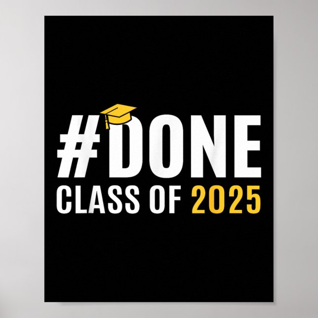 Poster Cl De 2025 Mais velho Graduação Formando 2 (Frente)
