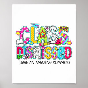 Poster Cl Despedida Tem Um Fim De Verão Incrível