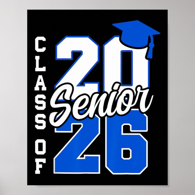 Poster Cl Of 2026 Senior 2026 Back To School 2025 Graduat (Frente)