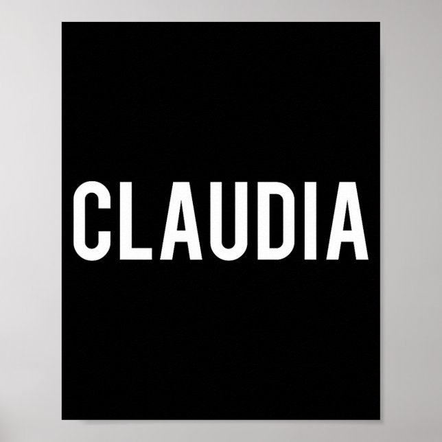 Poster Cla - Cool New Funny Name Fan Gift Tee  (Frente)