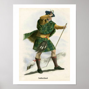 Poster Clã Sutherland