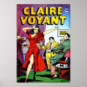 Poster Claire Voyant Psychic Femme Fatale Cobrir