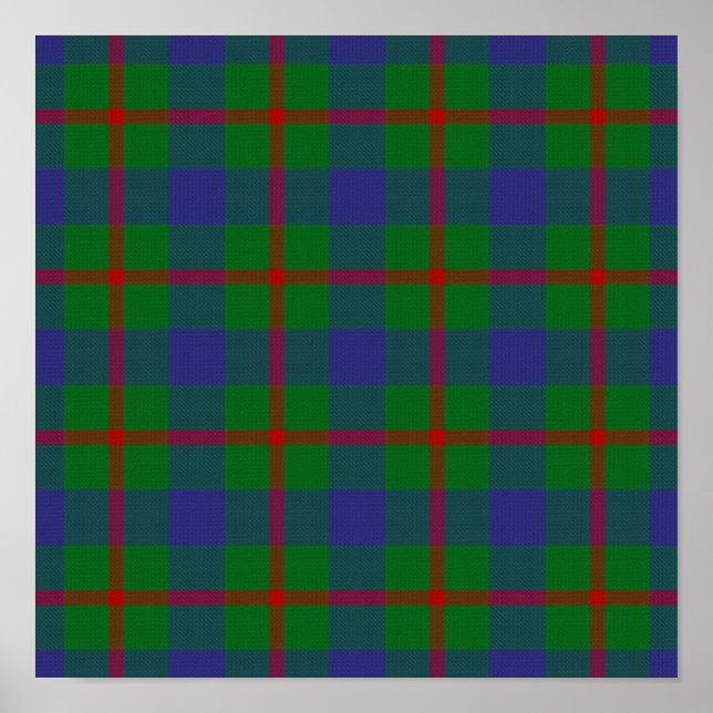 Poster Clan Agnew Tartan - Download digital (Frente)
