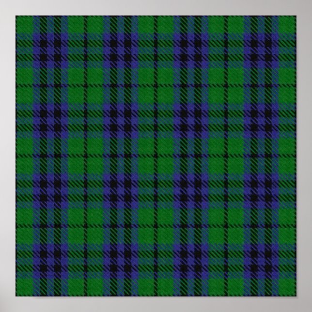 Poster Clan Austin Tartan - Download digital (Frente)