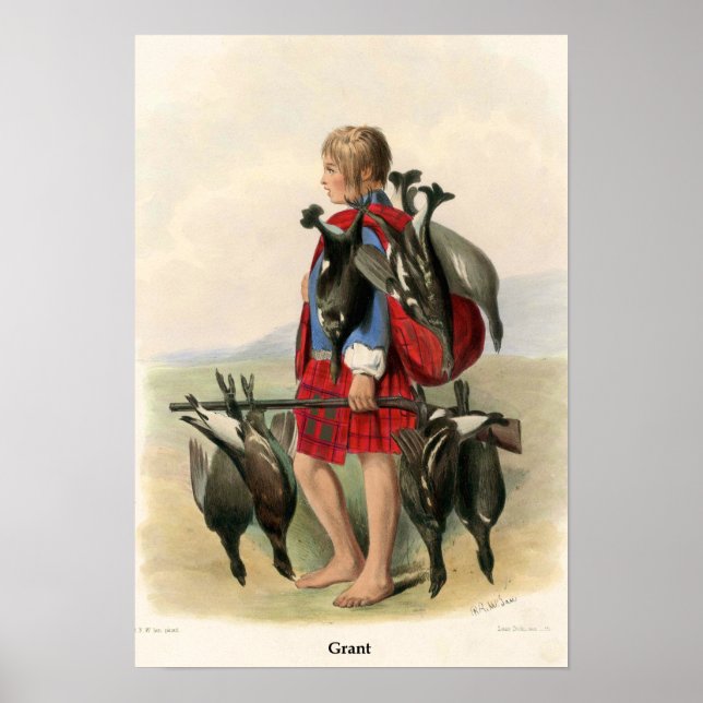 Poster Clan Grant (Frente)