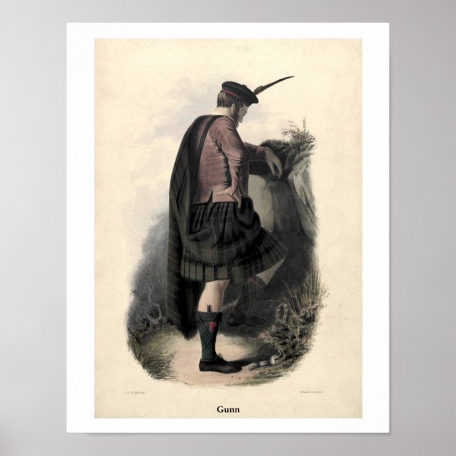 Pôster Clan Gunn (Frente)