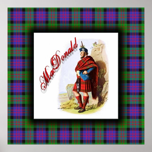 Pôster Clan MacDonald Scottish Dream (Frente)