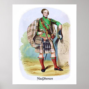 Pôster Clan MacPherson por R. R. McIan