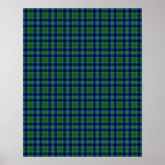 Pôster Clan Miller Tartan (Frente)