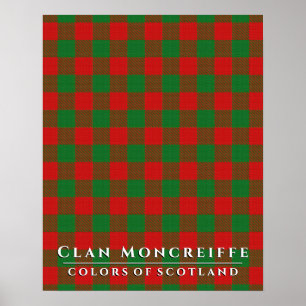 Poster Clan Moncreiffe Colors of Scotland 2 Tartan Xadrez