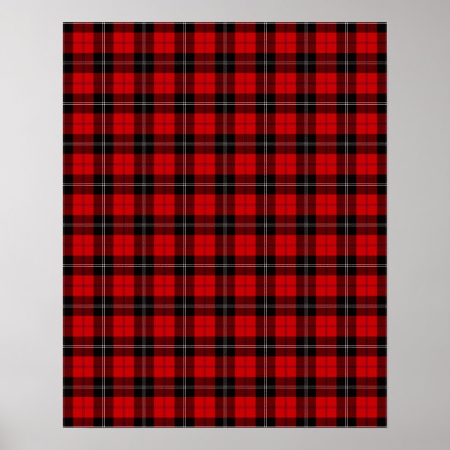 Pôster Clan Ramsay Tartan (Frente)