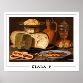 Poster Clara Peeters Cartaz de Arte Zedign #1