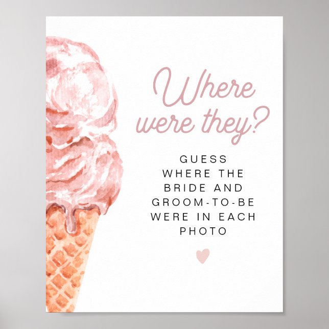 Poster CLARA Scooped Up Festa de Noivado Onde Eles Estava (Frente)