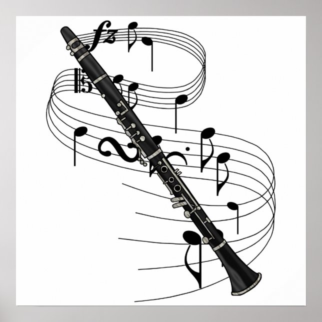 Pôster Clarinet (Frente)