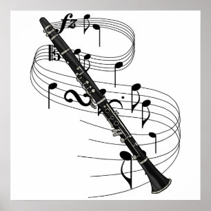 Pôster Clarinete