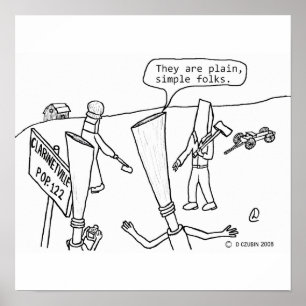 Pôster Clarinetville White