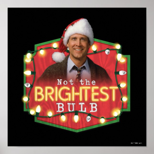 Poster Clark Griswold | Não a lâmpada mais brilhante (Frente)