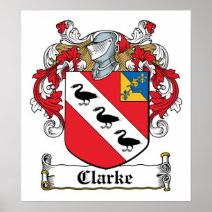 Pôster Clarke Family Crest