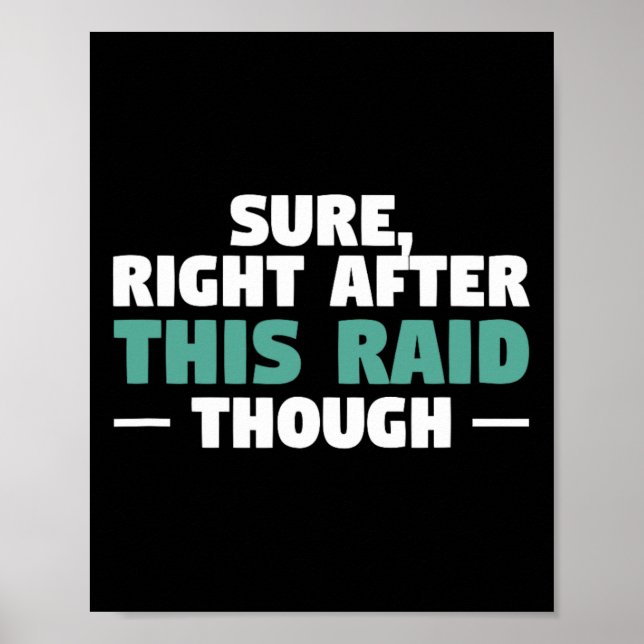 Poster Claro Logo Após Este Raid Vídeo Engraçado Jogo Ele (Frente)