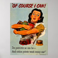 Claro Que Posso! Vintage WWII Propaganda