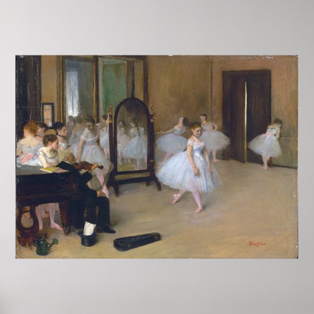 Poster Classe Dançante - Edgar Degas (Frente)