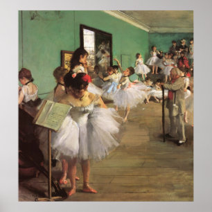 Pôster Classe de dança por Degas, Balé de Impressionism