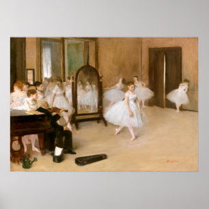 Poster Classe de dança por Edgar Degas