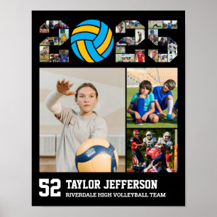 Poster Classe de Mais velho da Equipe de Voleibol para Co