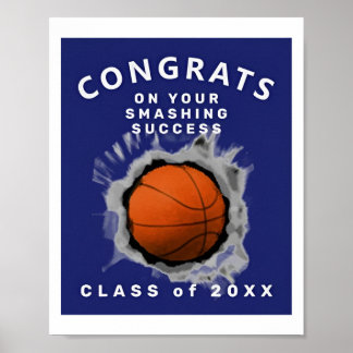 Poster Classe De mais velho Noturno De Basquete De 2022