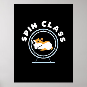 Poster Classe de rotação de hamster