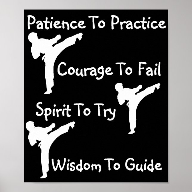 Pôster classe karate (Frente)