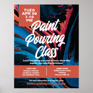 Poster Classe Pour de Pintura