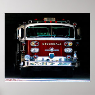 Poster Classic American LaFrance